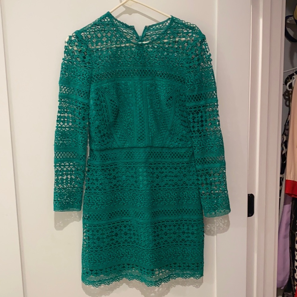 Green Lace Cynthia Rowley Dress